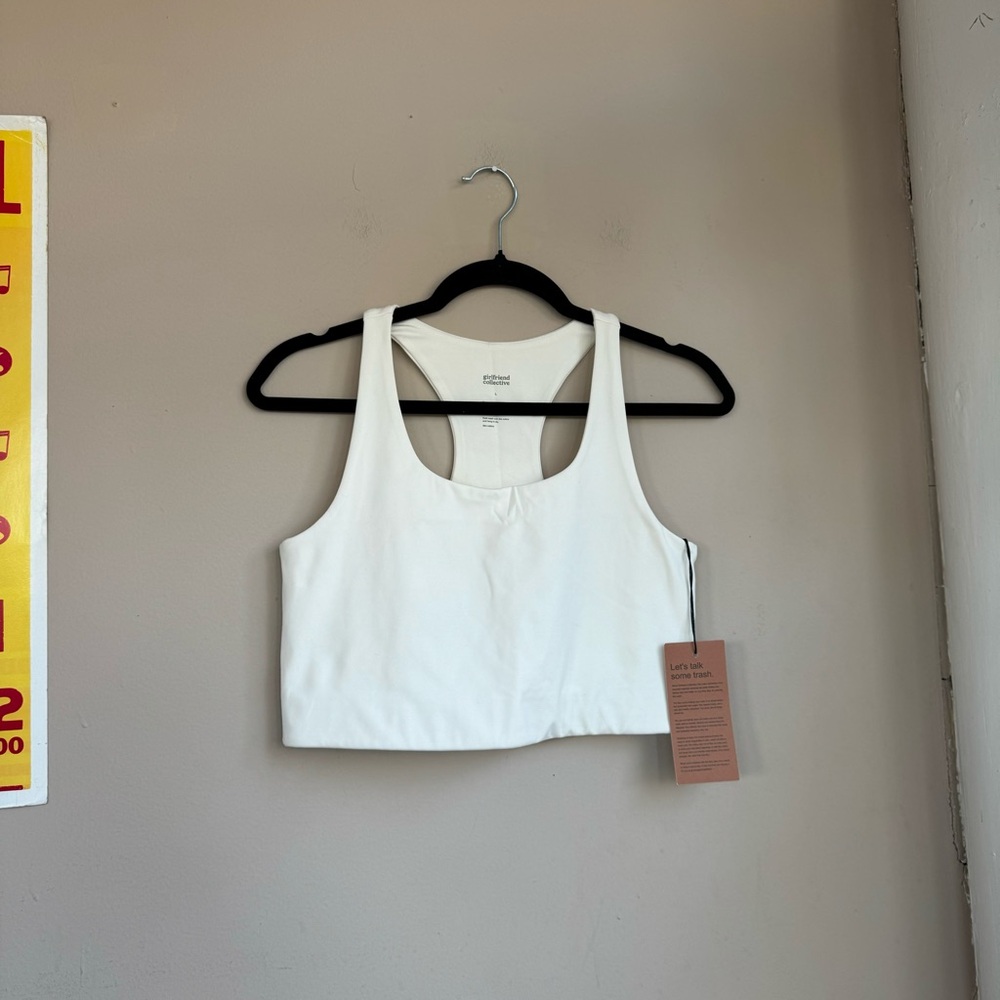 Girlfriend Collective Paloma Bra - Cream White
